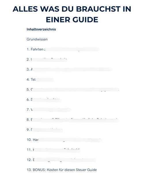 Die einfachste Steuererklärung der Welt